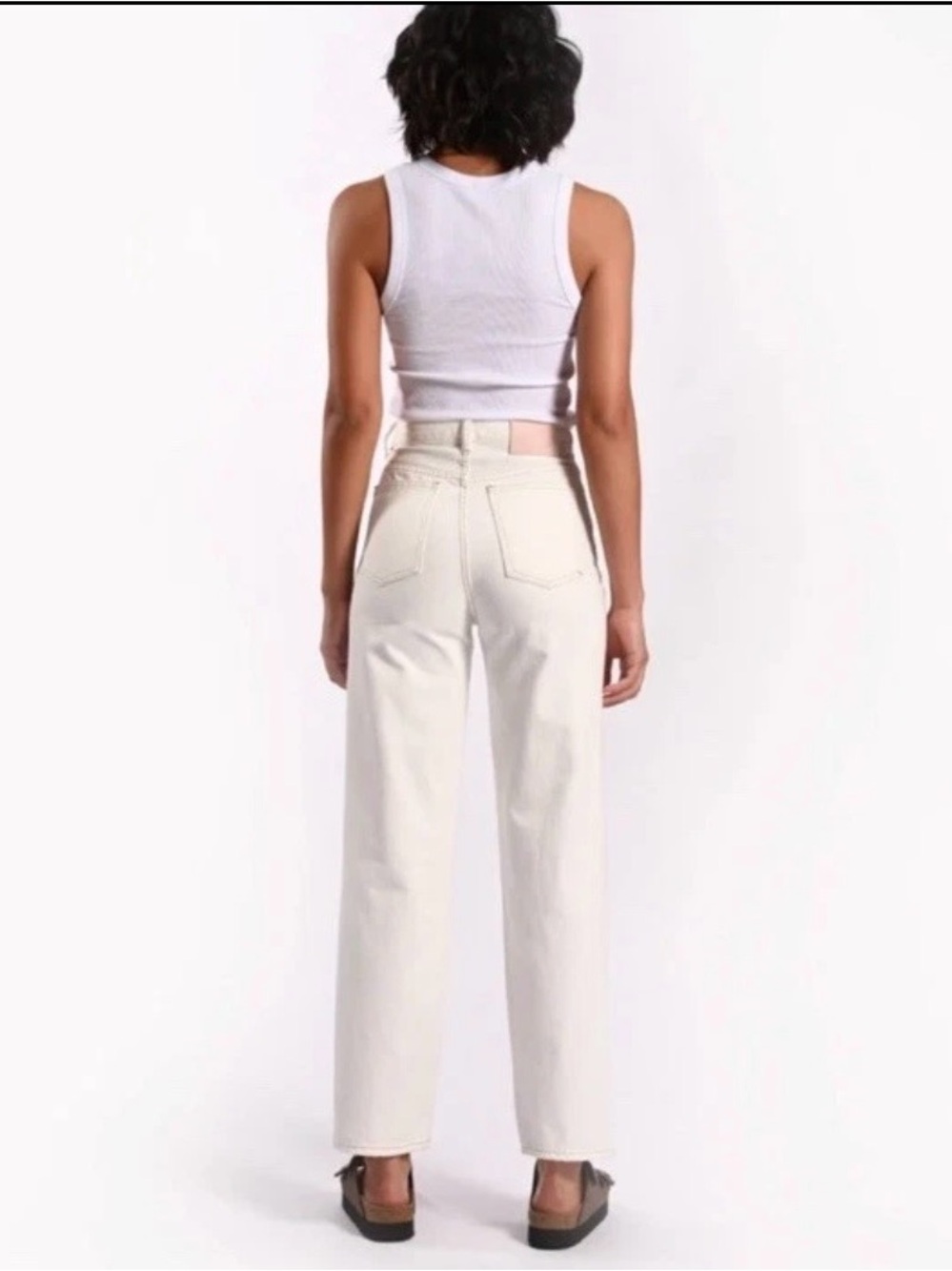 Free People Ziggy Denim Straight Leg Jeans in Gray Waist 31